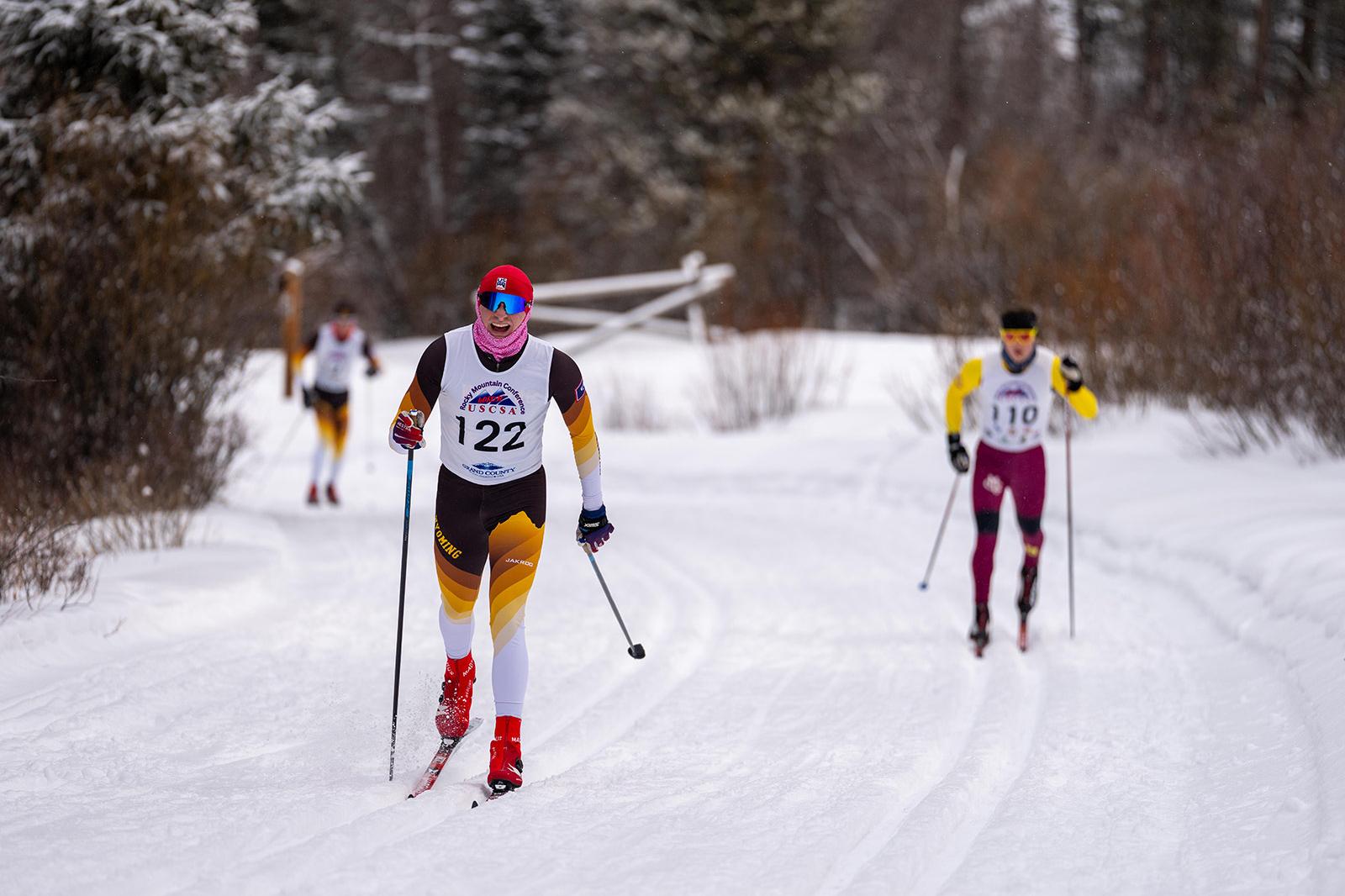 Mid-race effort—athletes working through the course.