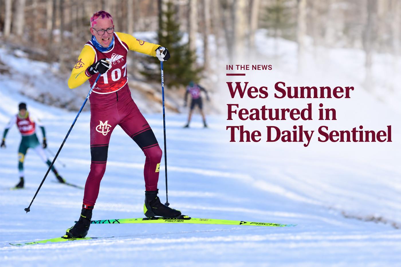 Wes Featured in The Daily Sentinel